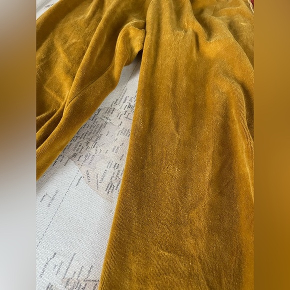Aviator Nation Classic Sweatpants Gold Velvet Size Large Women’s - Picture 9 of 14